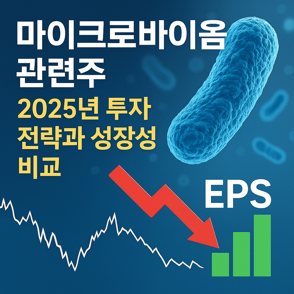 마이크로바이옴 관련주, 2025년 투자 전략과 성장성 비교
