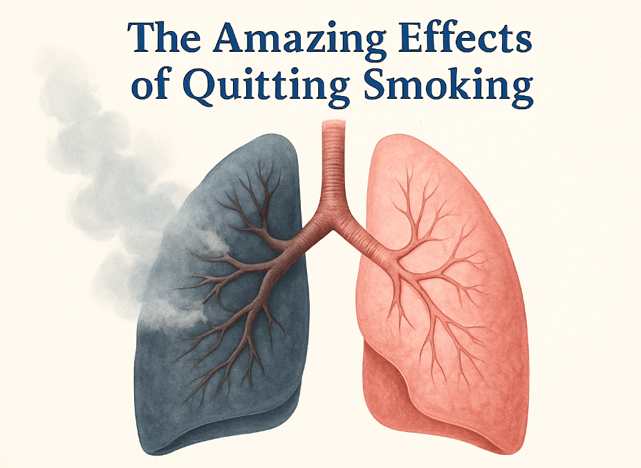 흡연자와 비흡연자의 폐 비교그림