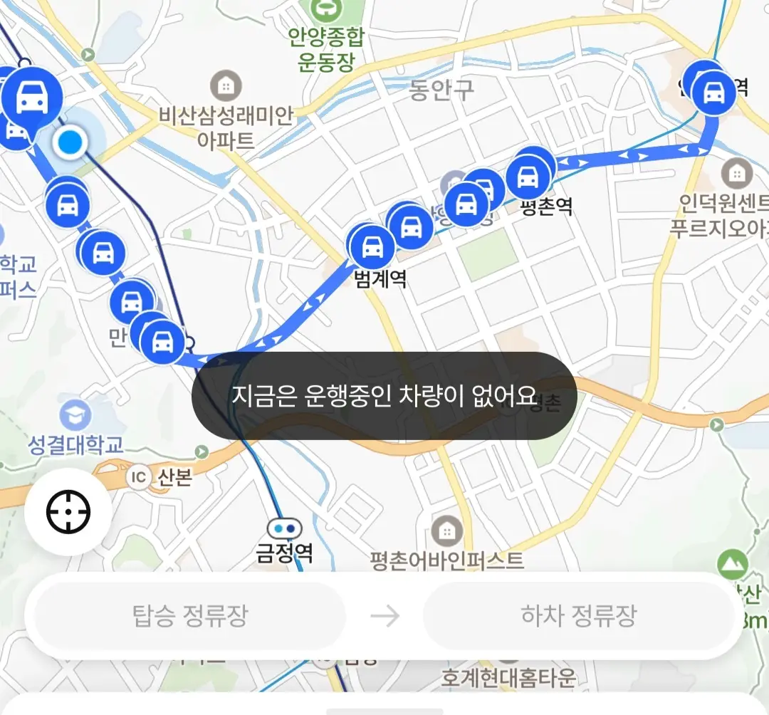 심야 전체 노선도