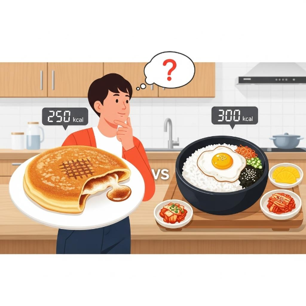 겨울 간식 칼로리 비교 다이어트