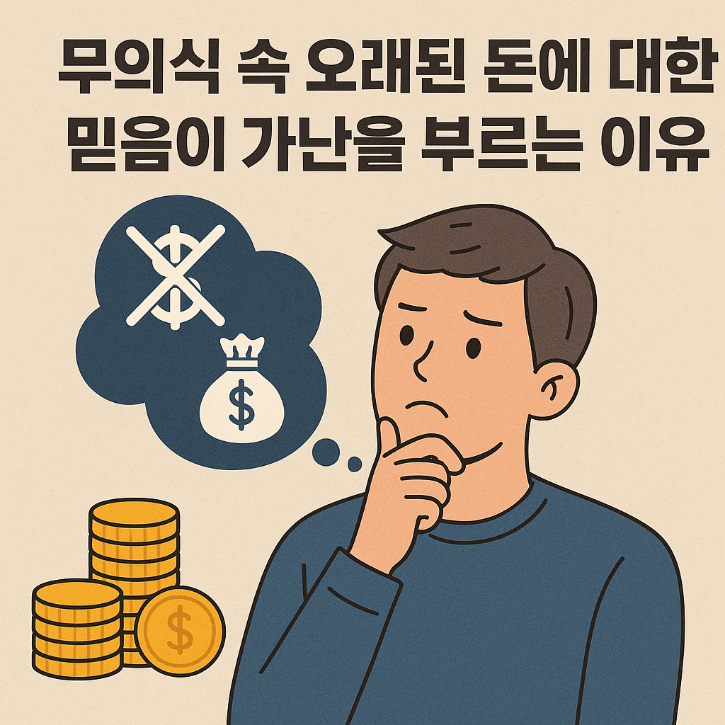 무의식 속 오래된 돈에 대한 믿음이 가난을 부르는 이유