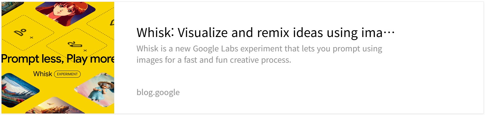 구글 Whisk로 이미지 생성