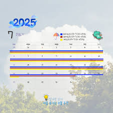 2025년 경기도 장마 예보 총정리 - 지역별 기간과 생활 꿀팁