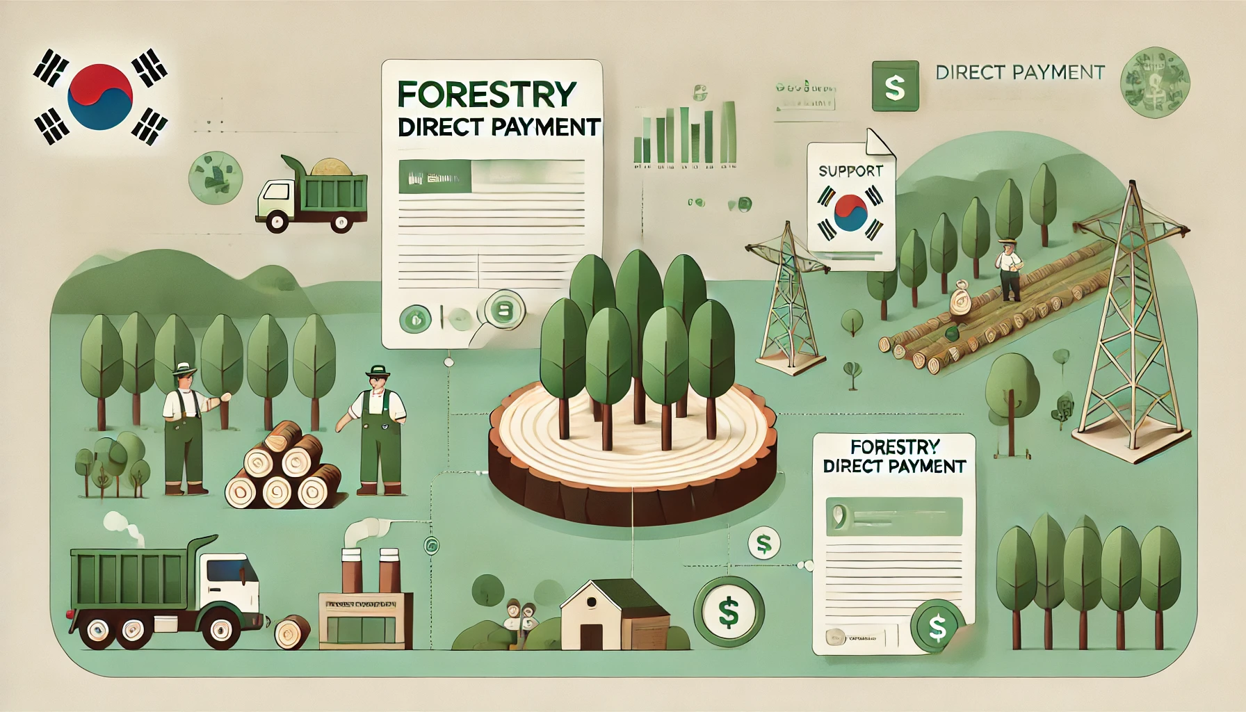 임업직불금 확대! 2025년 꼭 알아야 할 자격 조건 관련 이미지