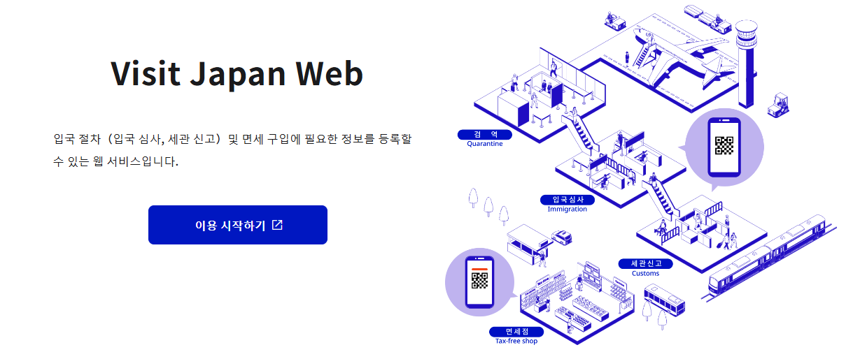 일본 여행 필수 비짓 재팬 웹