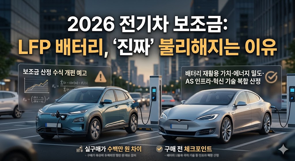 2026년 전기차 보조금 개편 완전 분석.