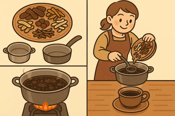 쌍화차 만드는 법과 끓이는 비법4