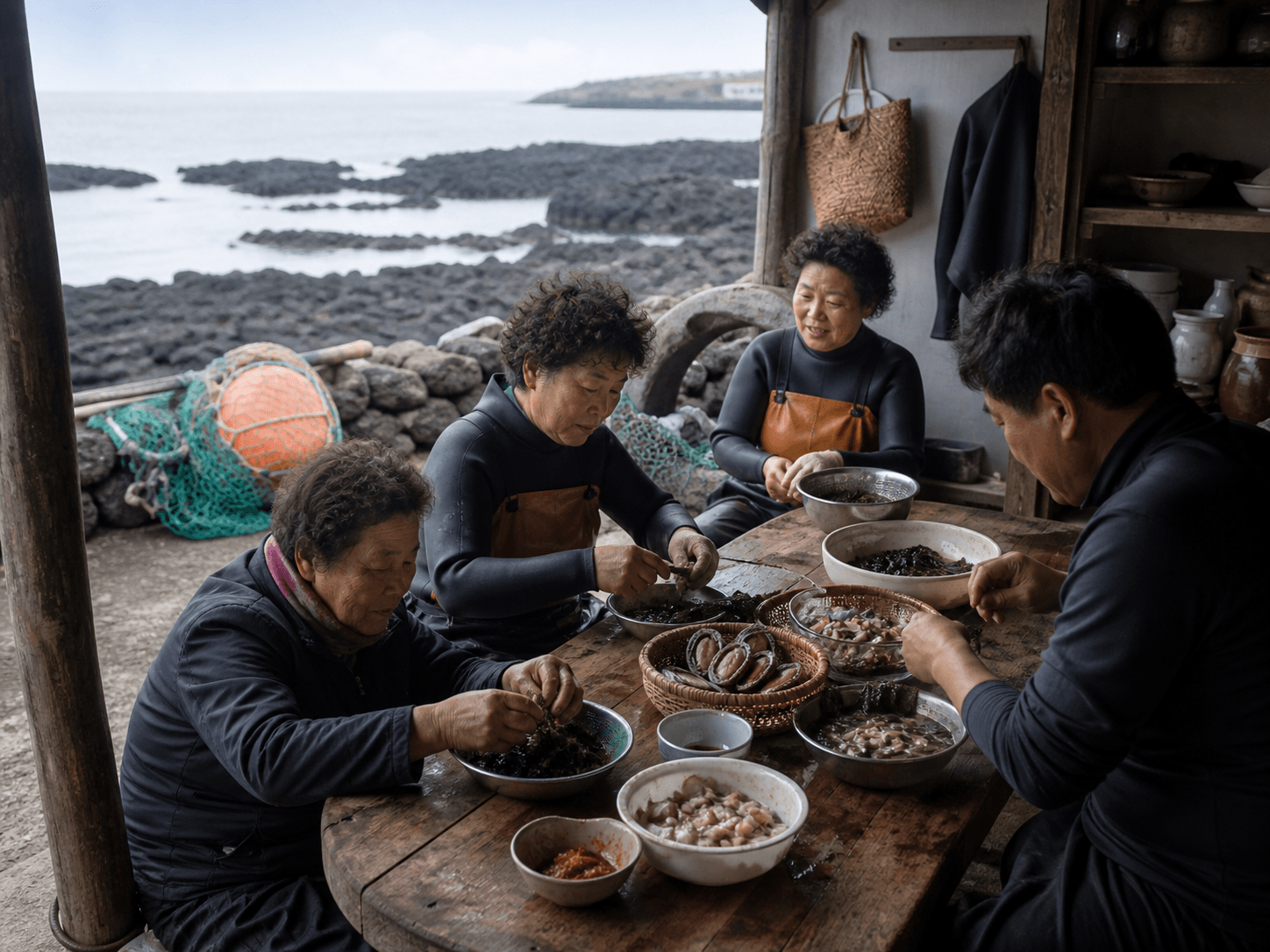 전통 제주 해녀의 집밥은 왜 바다에서 난 재료와 가까웠을까