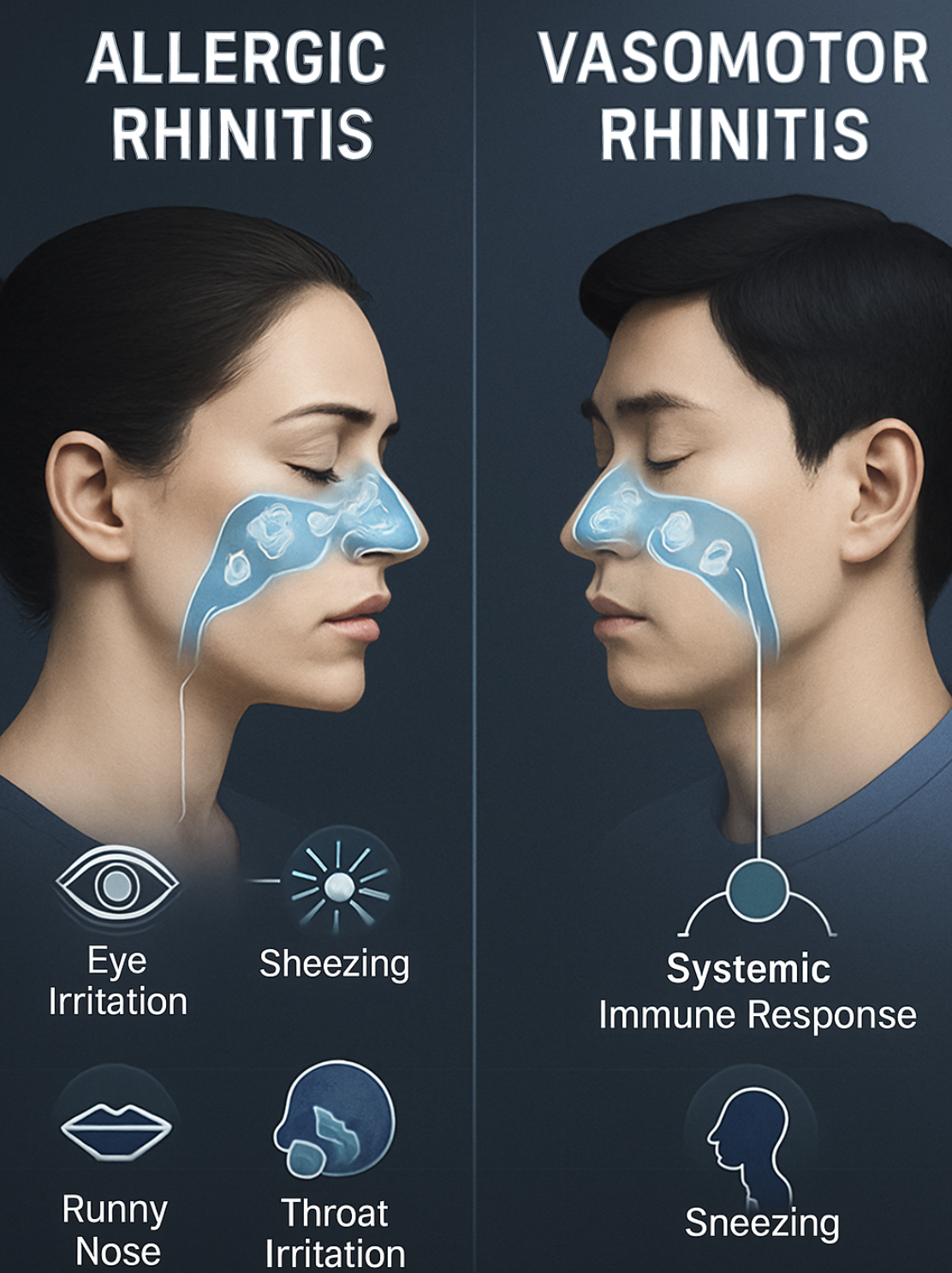 눈과 목의 가려움&amp;#44; 동반 증상이 다르다