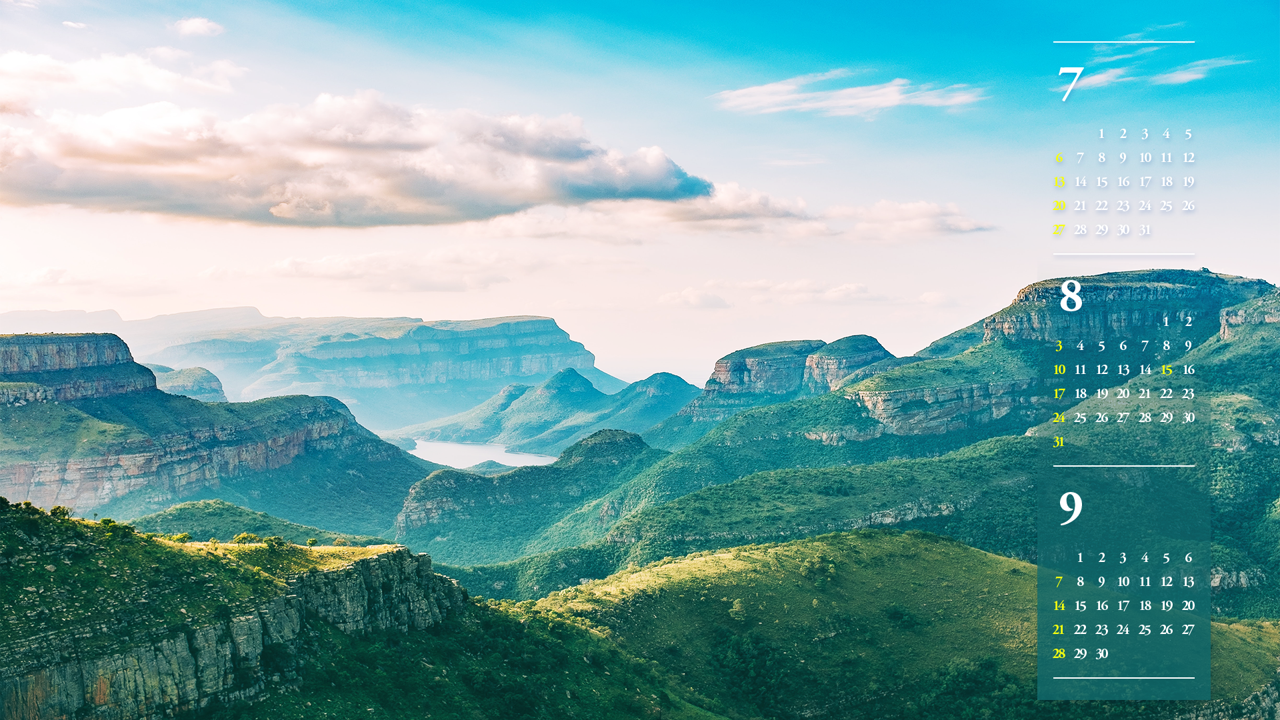 04 블리드 리버 캐년 B - 2025년8월 노트북배경화면