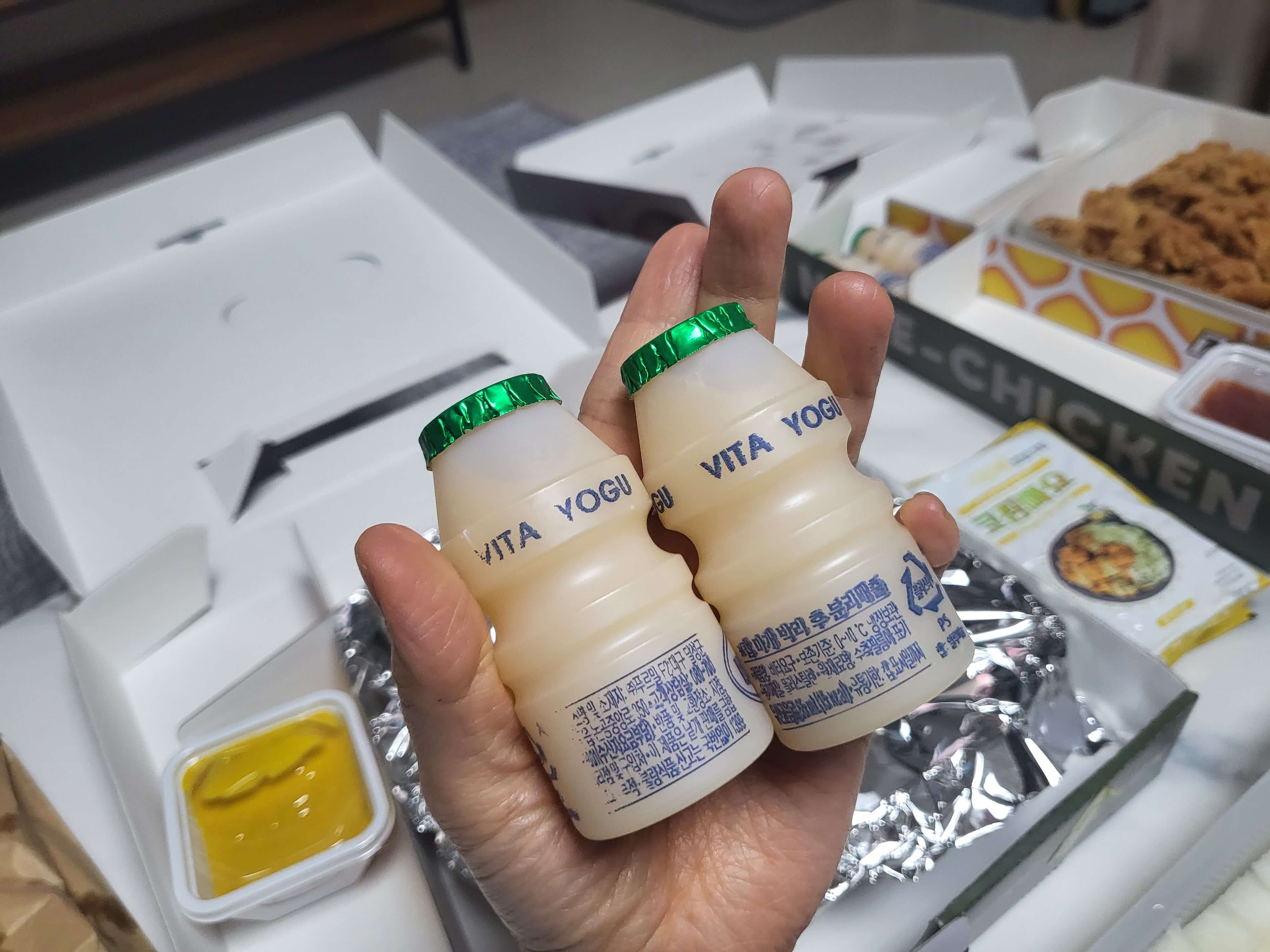 네네치킨 서비스 야쿠르트