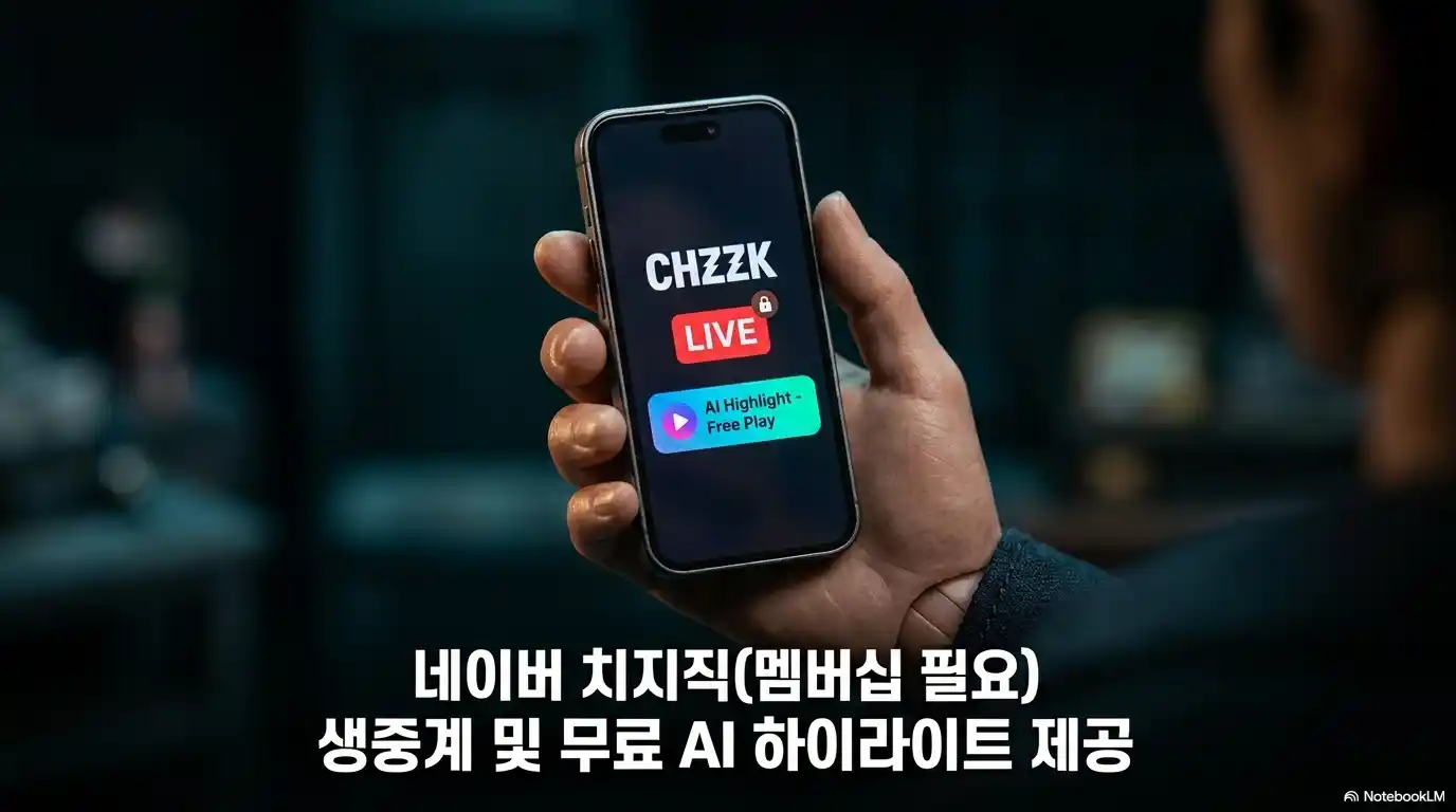 네이버 치지직 월드컵 생중계 및 AI 하이라이트 시청 방법