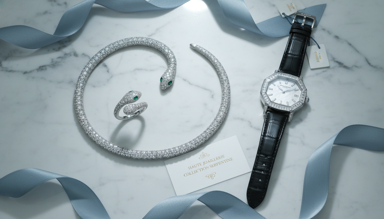 수십억 원대를 호가하는 불가리 세르펜티 컬렉션 목걸이, 반지, 시계 디테일