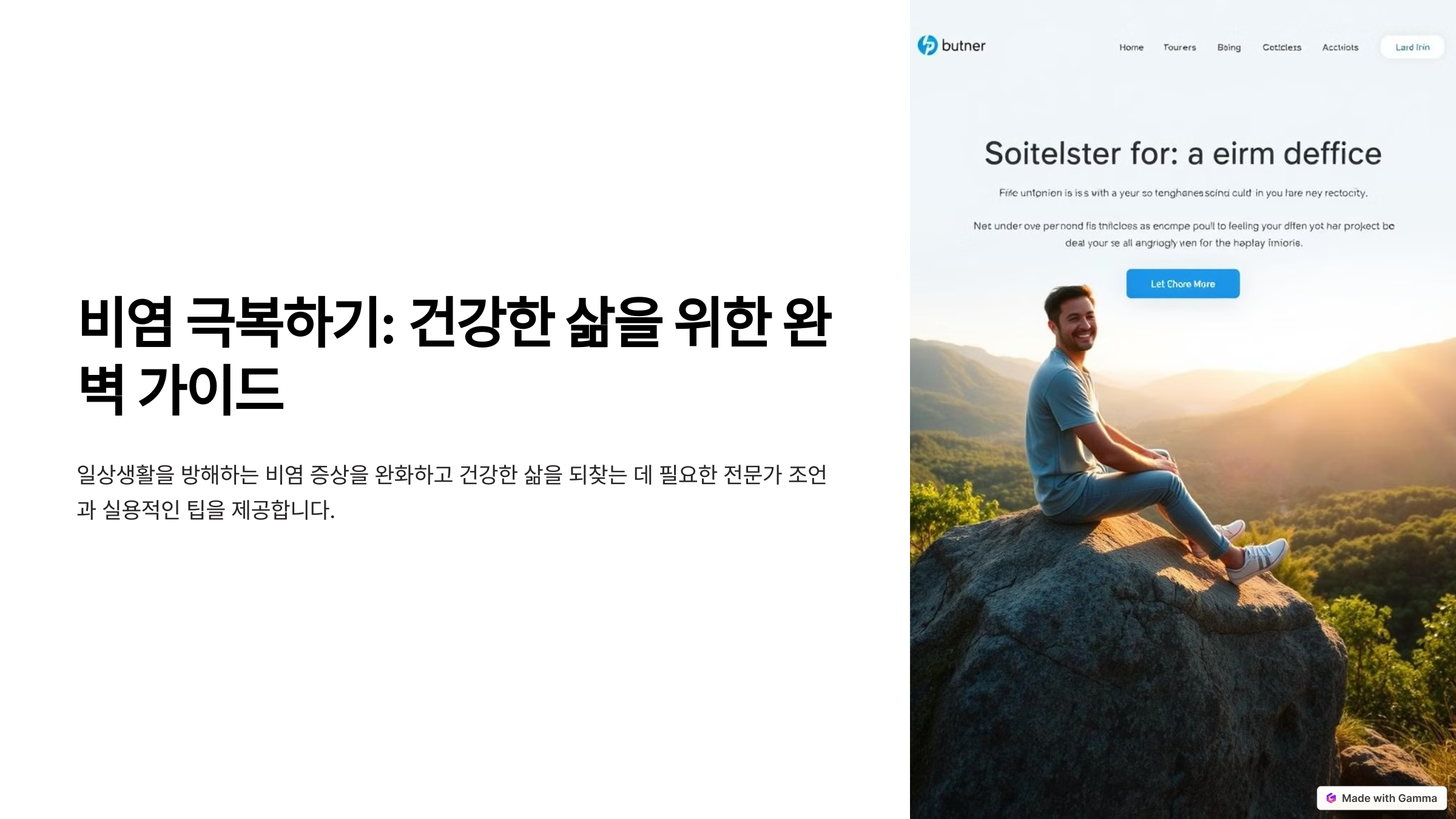 비염 극복하기: 건강한 삶을 위한 완벽 가이드