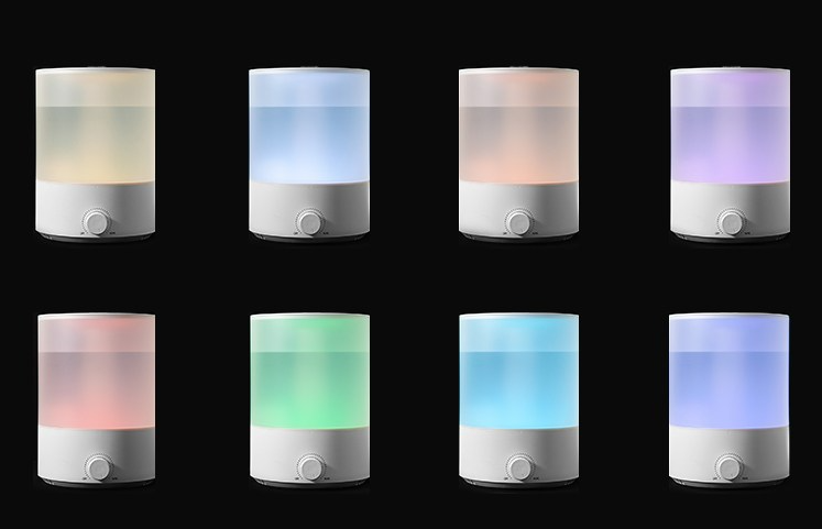 홈플래닛 초음파 가습기 무드등 기능 (출처=홈플래닛)