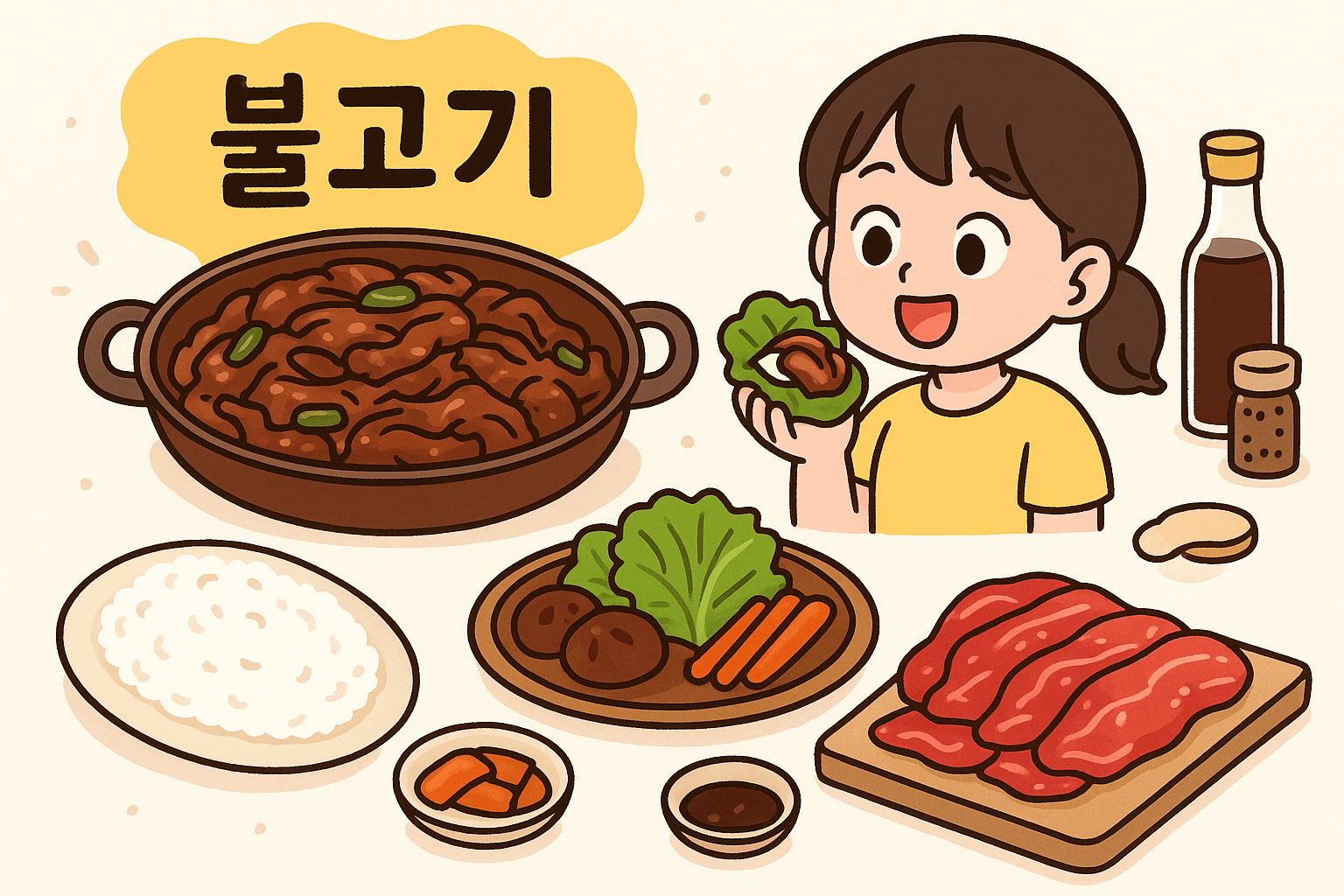 불고기, 아이들도 좋아하는 달콤한 양념 비율