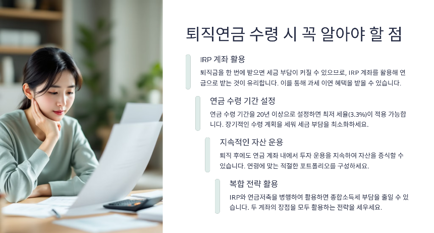 250329 퇴직연금 수령방법 완벽 가이드 일시금 vs 연금 어떤 방식이 유리