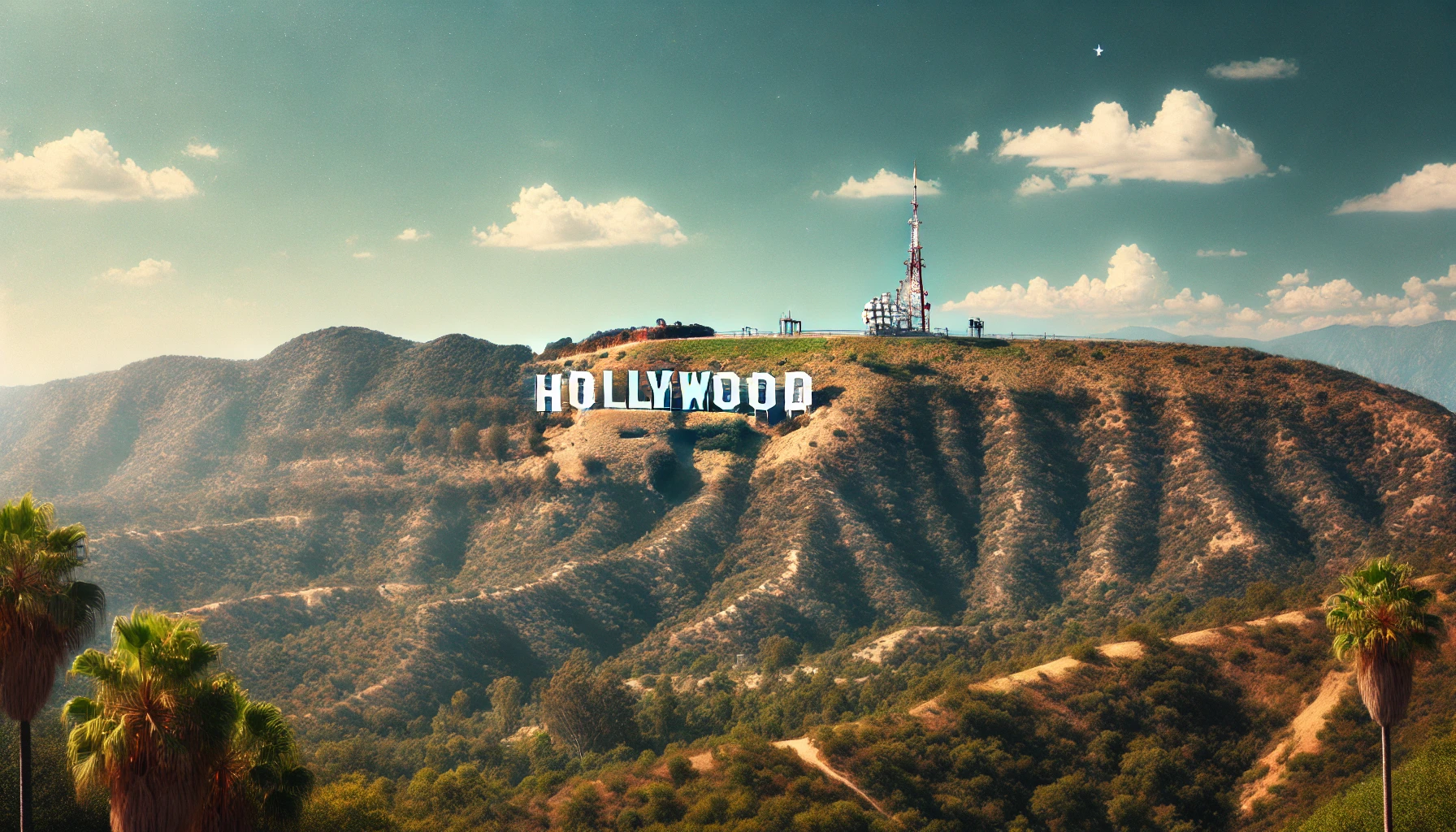 할리우드 사인의 전경