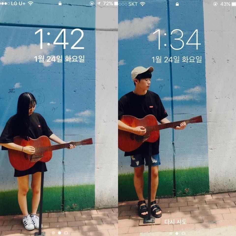 시밀러룩, 커플룩 패션코디 사진들 모음