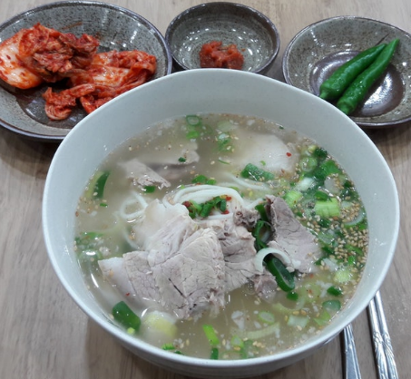 제주도 올래국수 고기국수