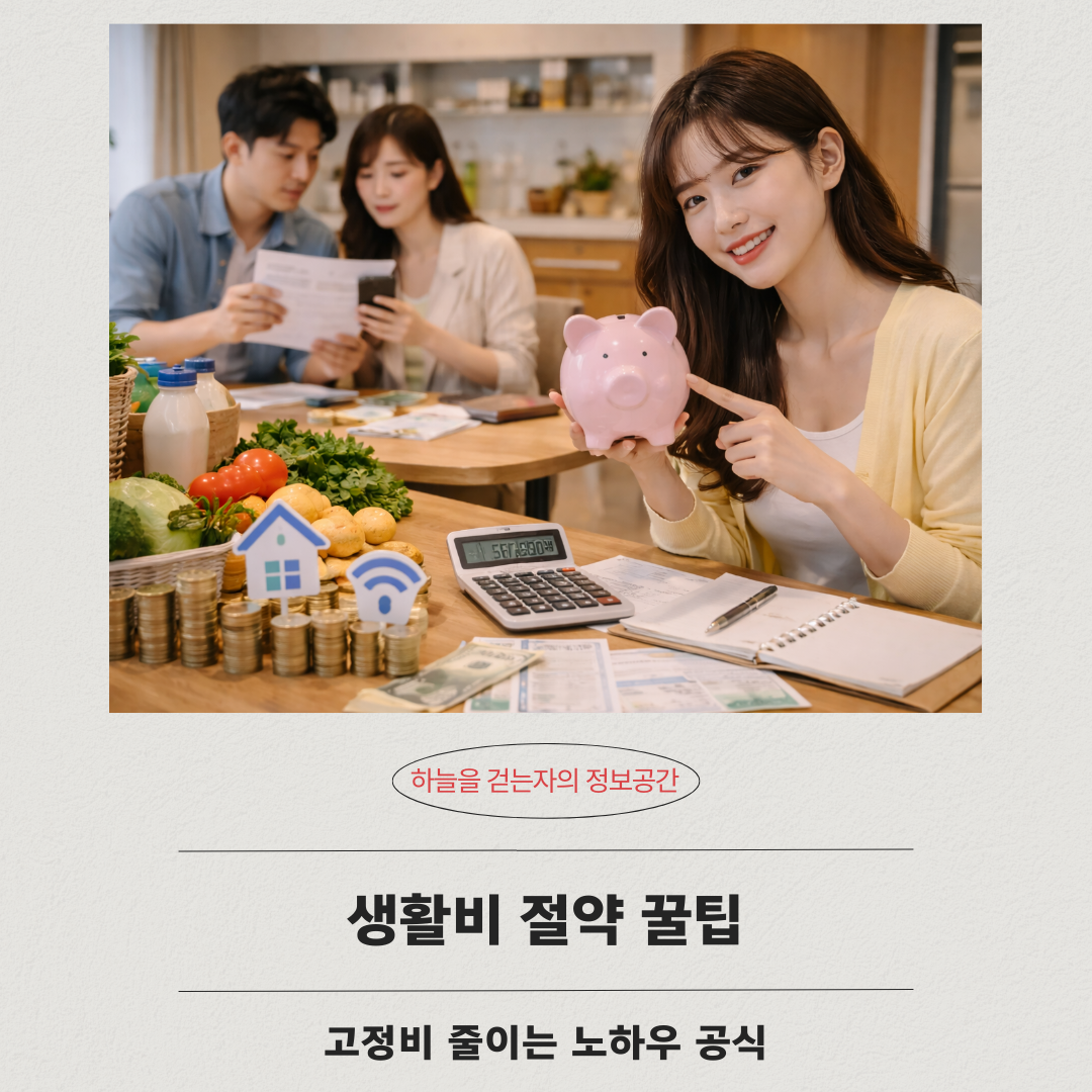 생활비 절약 꿀팁|고정비 줄이는 노하우 공식