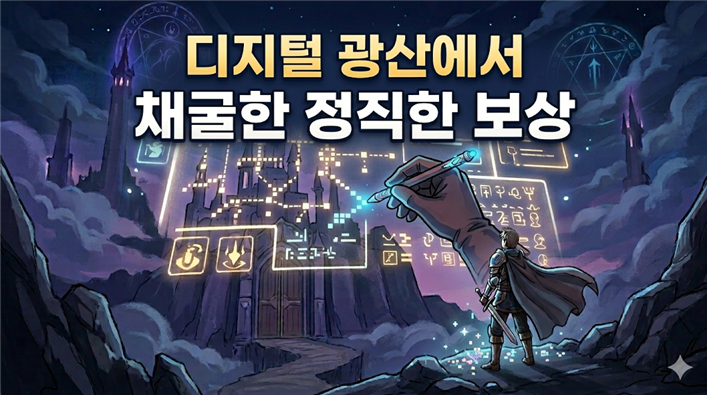 디지털 광산에서 채굴한 정직한 보상