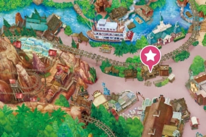 디즈니 랜드 지도