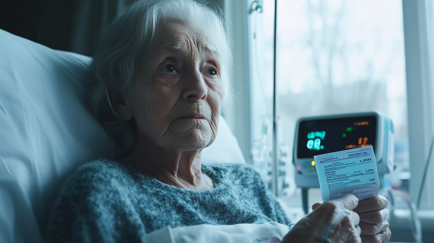 노후에-병원비를-걱정하는-모습의-노인