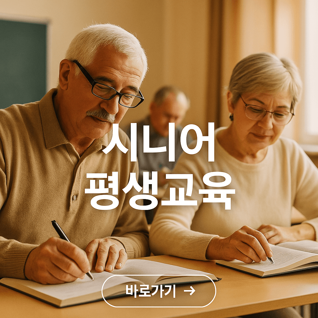 정부 지원 시니어 교육, 지금 바로 신청하세요!(경기도 성남편)