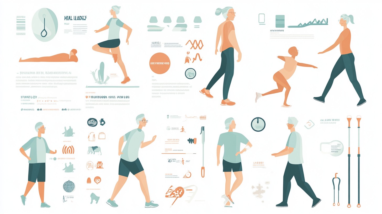 중장년층 운동법 사진