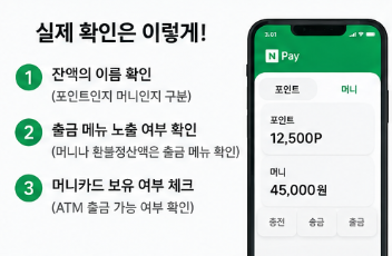 네이버페이 포인트 현금화 가능한가? 출금 가능한 돈과 안 되는 돈 차이 총정리1
