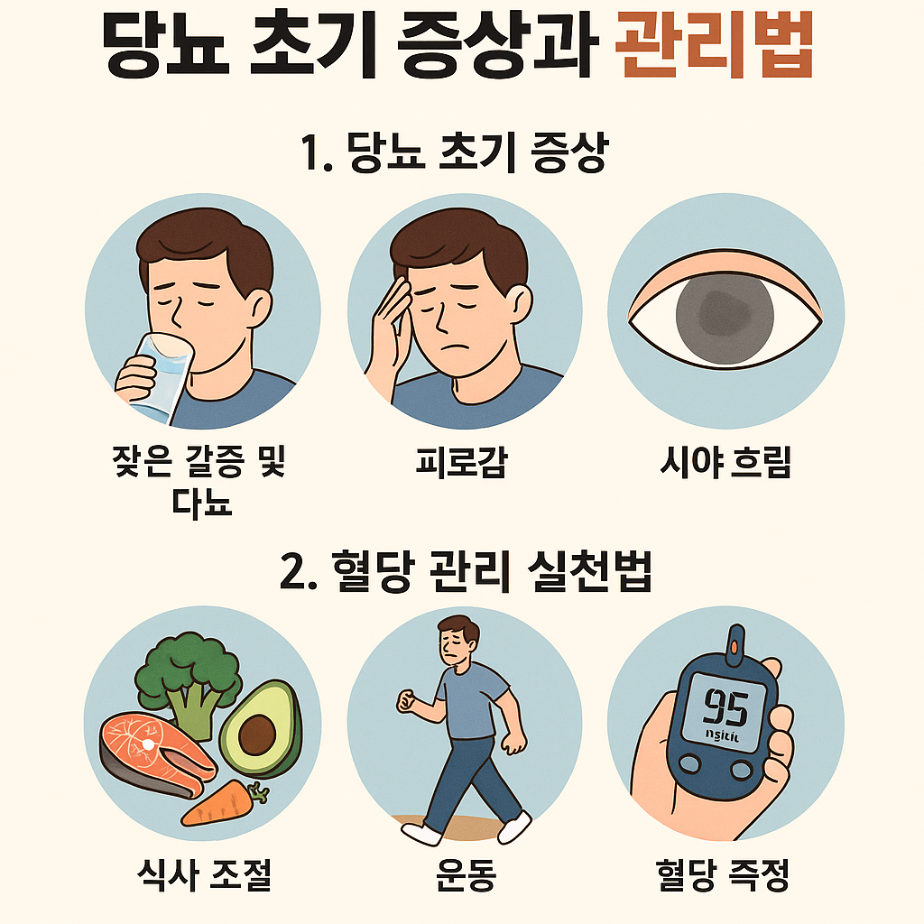 당뇨 초기와 관리법