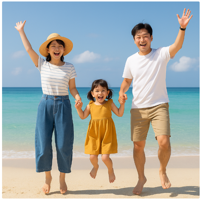 5살 아이와 해외 첫 여행, 오키나와에서 시작