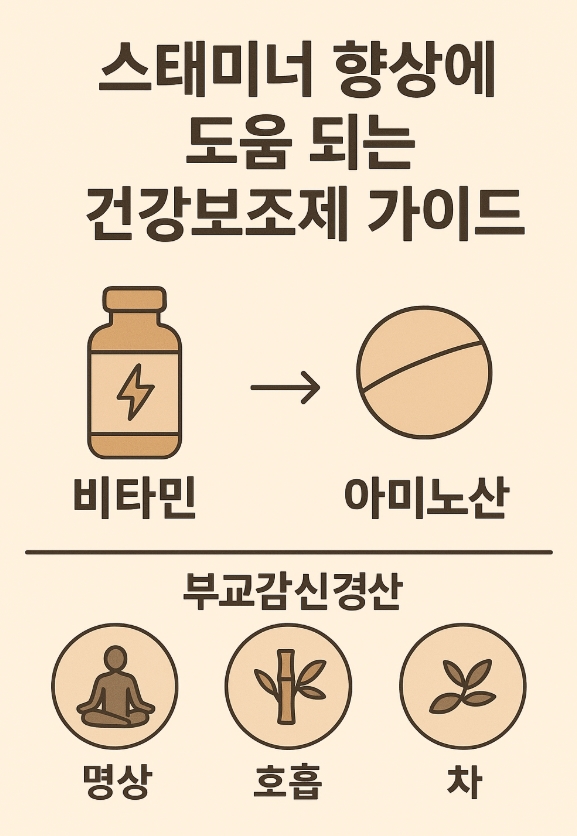 스태미너 건강 보조제