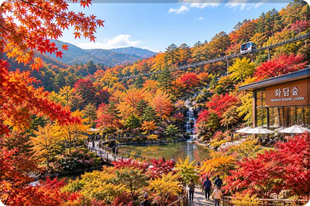 화담숲 예약하기 ai 이미지