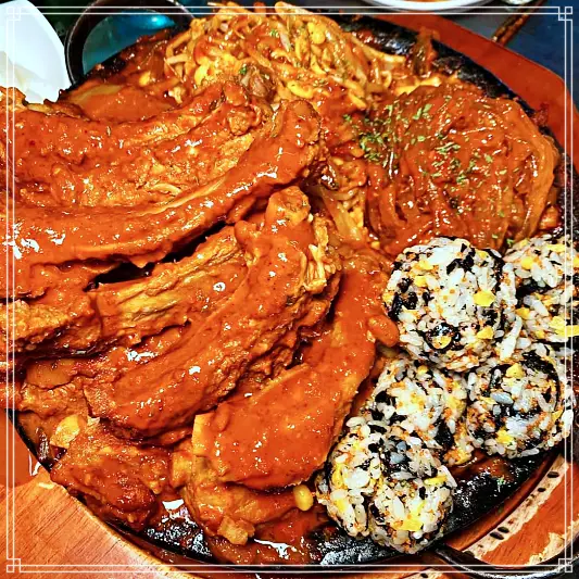 등갈비달인-본점-천호역-치즈등갈비찜