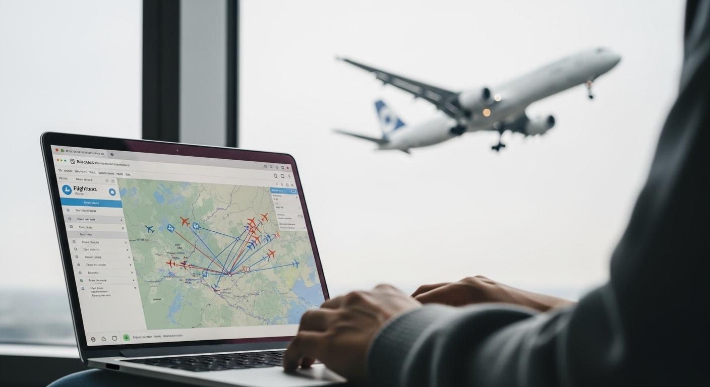 실시간 비행기 위치 추적 사이트