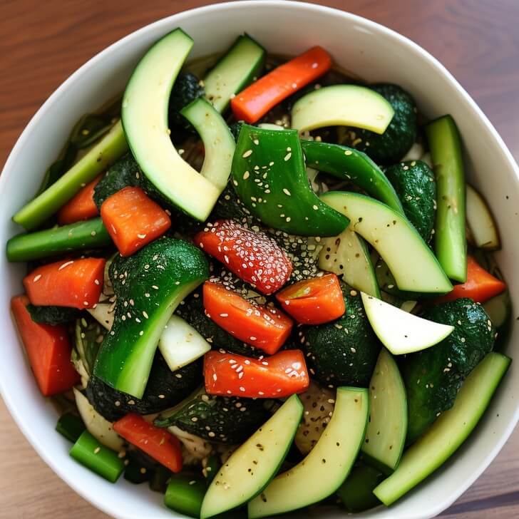 겨울 야채로 만든 음식