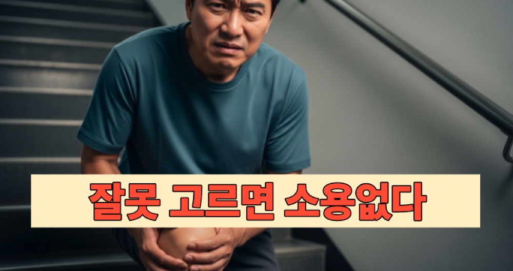 관절 영양제 추천 무릎통증 순간