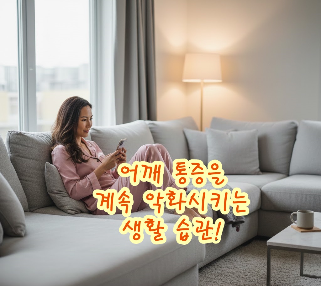 어깨 통증을 계속 악화시키는 생활 습관