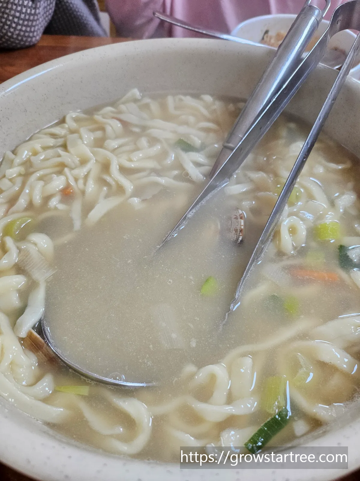 조은바지락손칼국수 바지락칼국수