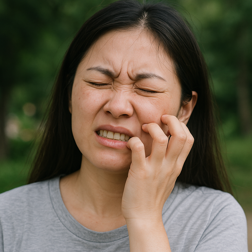 얼굴이 가려운 이유