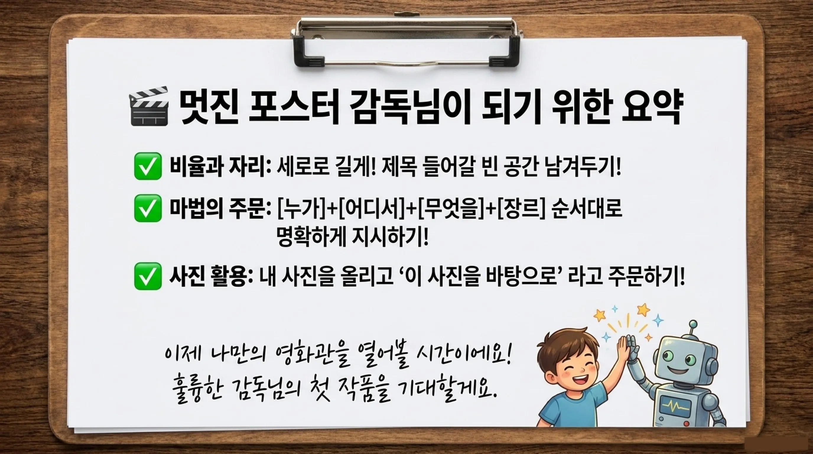 ChatGPT로 나만의 멋진 영화 포스터 만들기