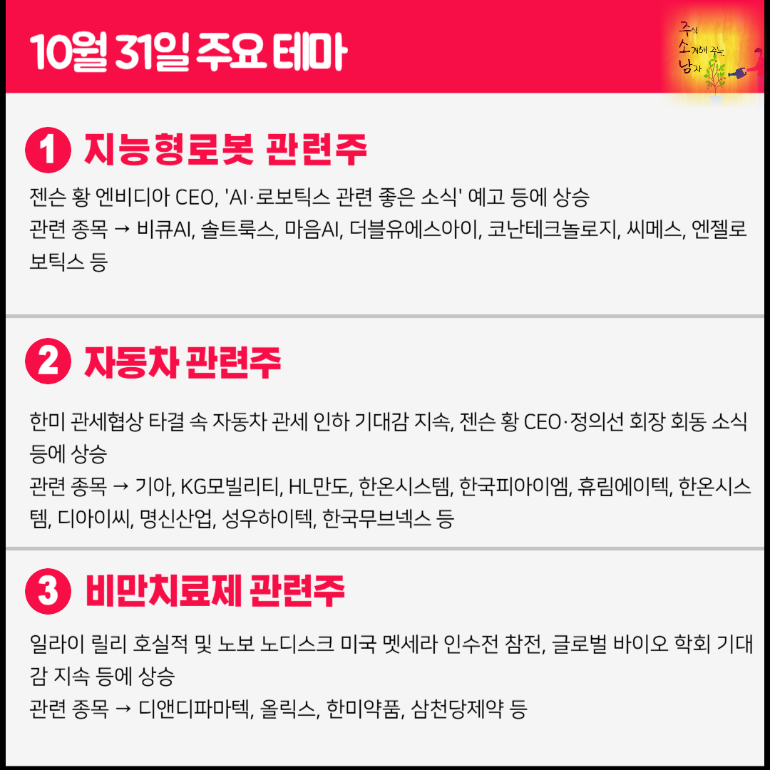 지능형로봇 관련주