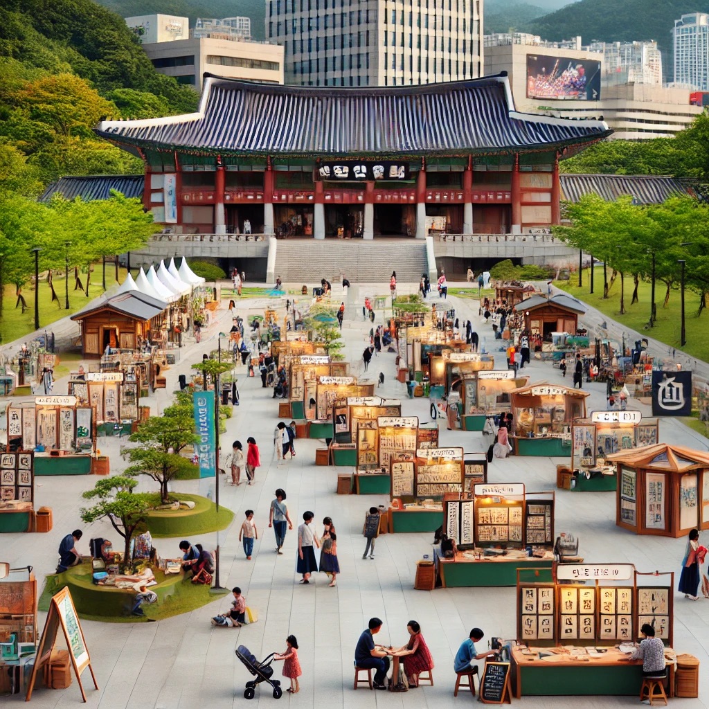 해외에서 열리는 한글날 행사 ai 이미지