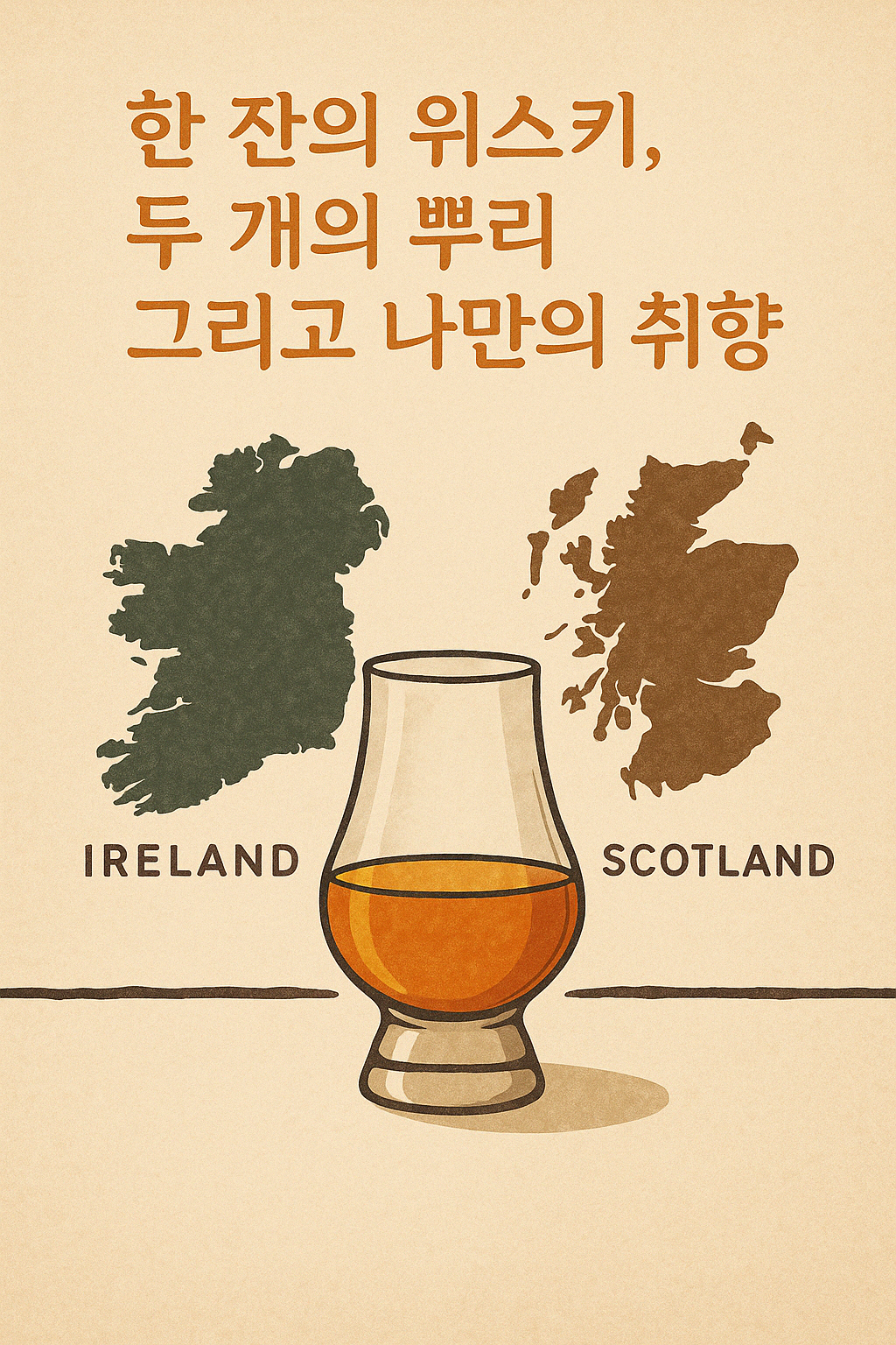 위스키를 만든 땅의 이야기, 아일랜드와 스코틀랜드의 숨막히는 전쟁