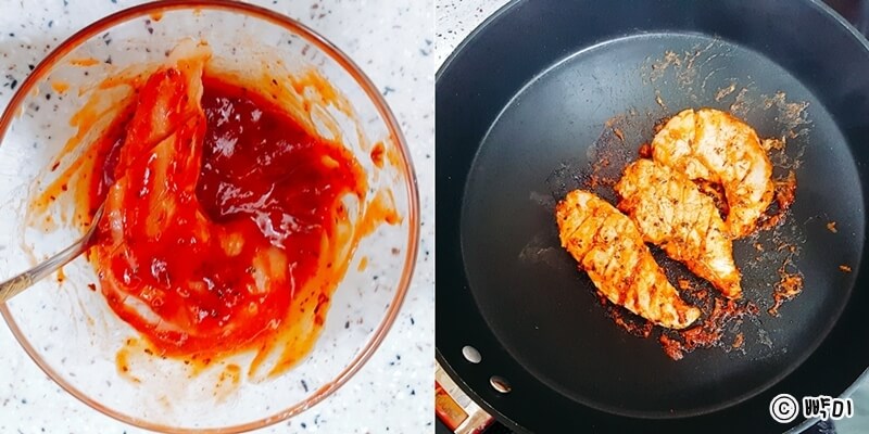 다이어트-샐러드-식단-매콤달콤-닭고기구이-레시피