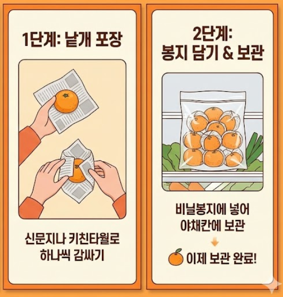 귤보관법
