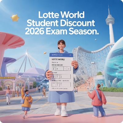 롯데월드 수험생 할인 이벤트｜2026 수능 대비 이미지