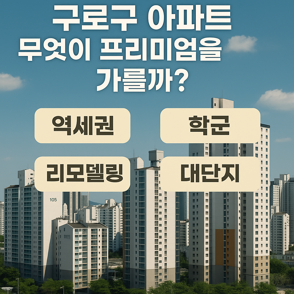 구로구 신축 아파트 vs 구축 아파트 가격 차이: 무엇이 프리미엄을 가를까? 🏙️